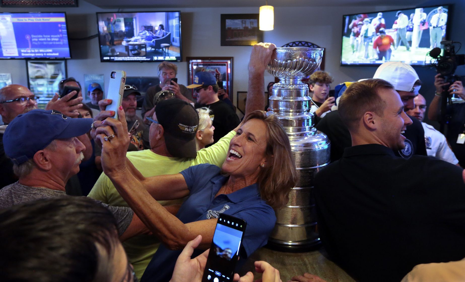 Pat Maroon brings home the Stanley Cup